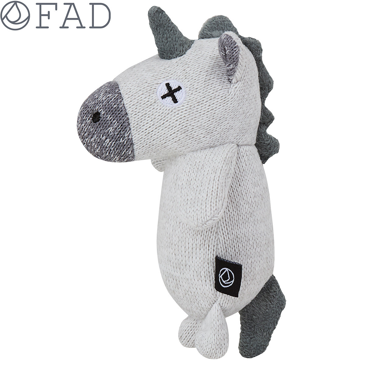 ダッドウェイペット ファッド FAD 干支プラッシュトイ ホース スリム 犬のおもちゃ S グレー