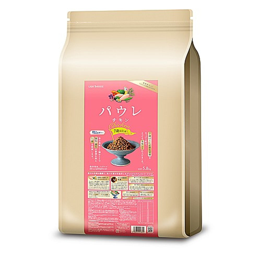 パウレ PAWLE ドッグフード チキン 7歳以上用 5.8kg