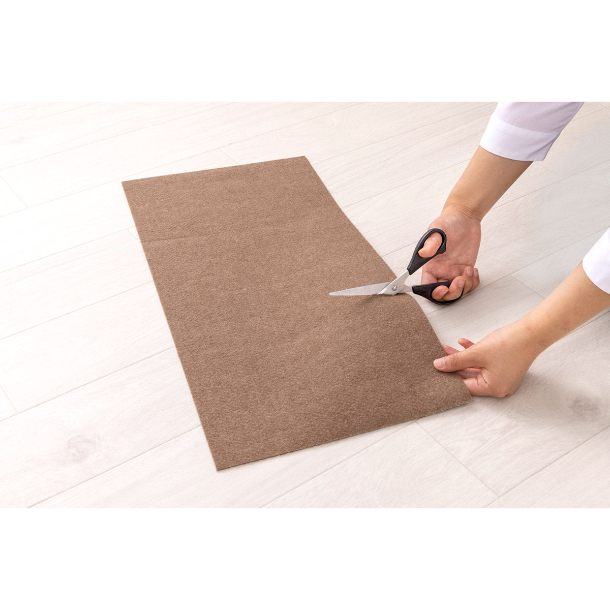 サンコー おくだけ吸着 キャリー用マット ブラウン ブラウン