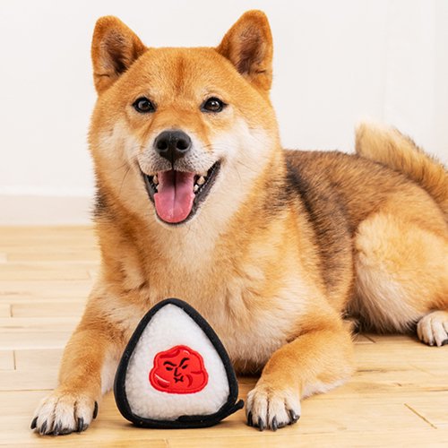 Solgra ソルグラ 犬用おもちゃ ごま塩おにぎり オフホワイト