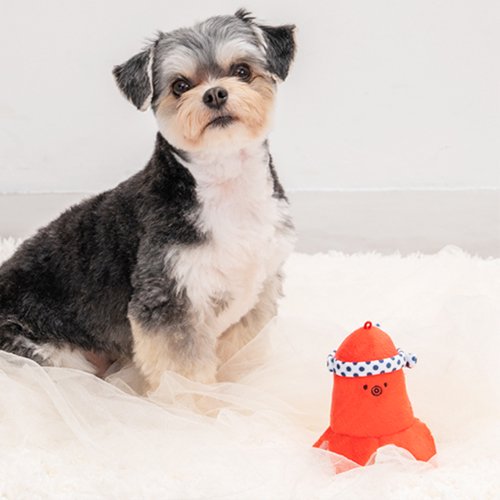 Solgra ソルグラ 犬用おもちゃ わっしょいたこさんウインナー レッド
