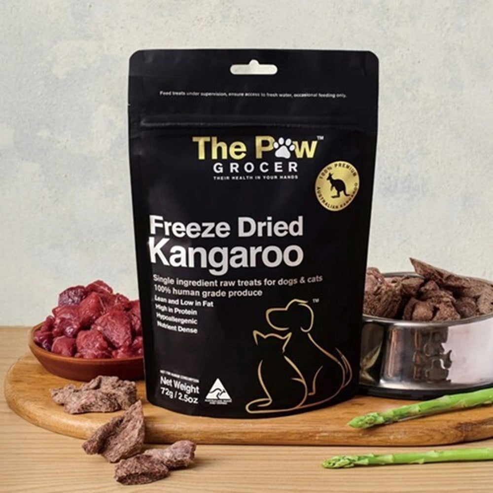 ザ ポウグロッサー The Paw Grocer カンガルー 犬猫用おやつ 72g