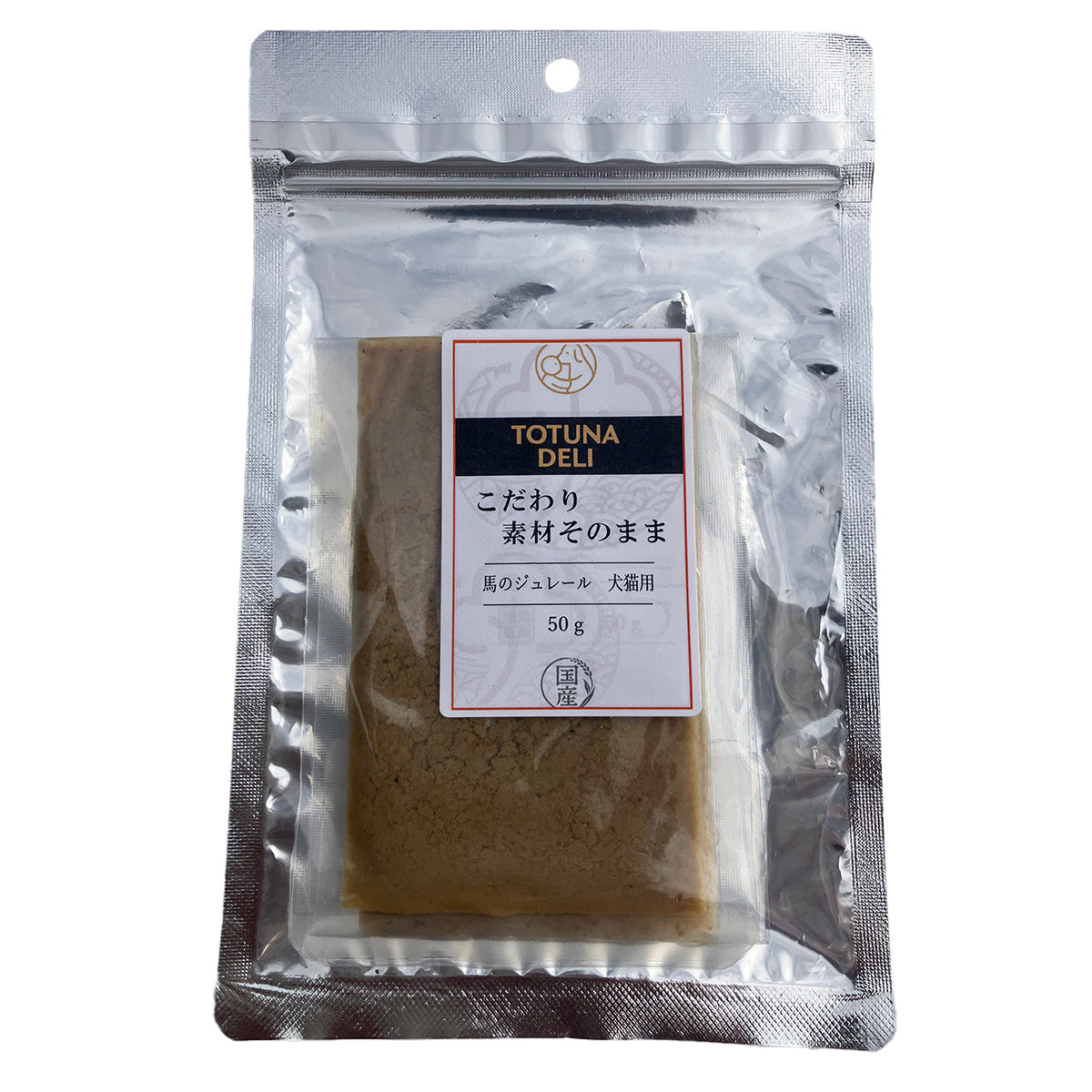 トトゥナデリ TOTUNA DELI 国産おやつ 犬用猫用 馬のジュレール 50g