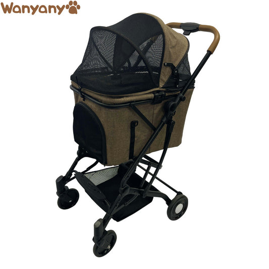 Wanyanya わにゃにゃ 2wayペットカート ブラウン【送料無料】