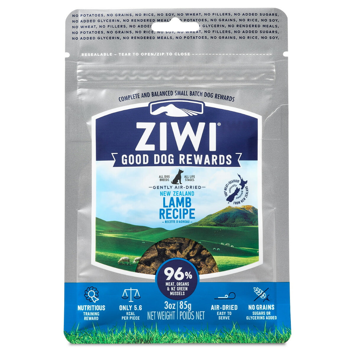 ジウィ ZIWI ドッグトリーツ エアドライ・ドッグトリーツ ラム 85g×24個セット