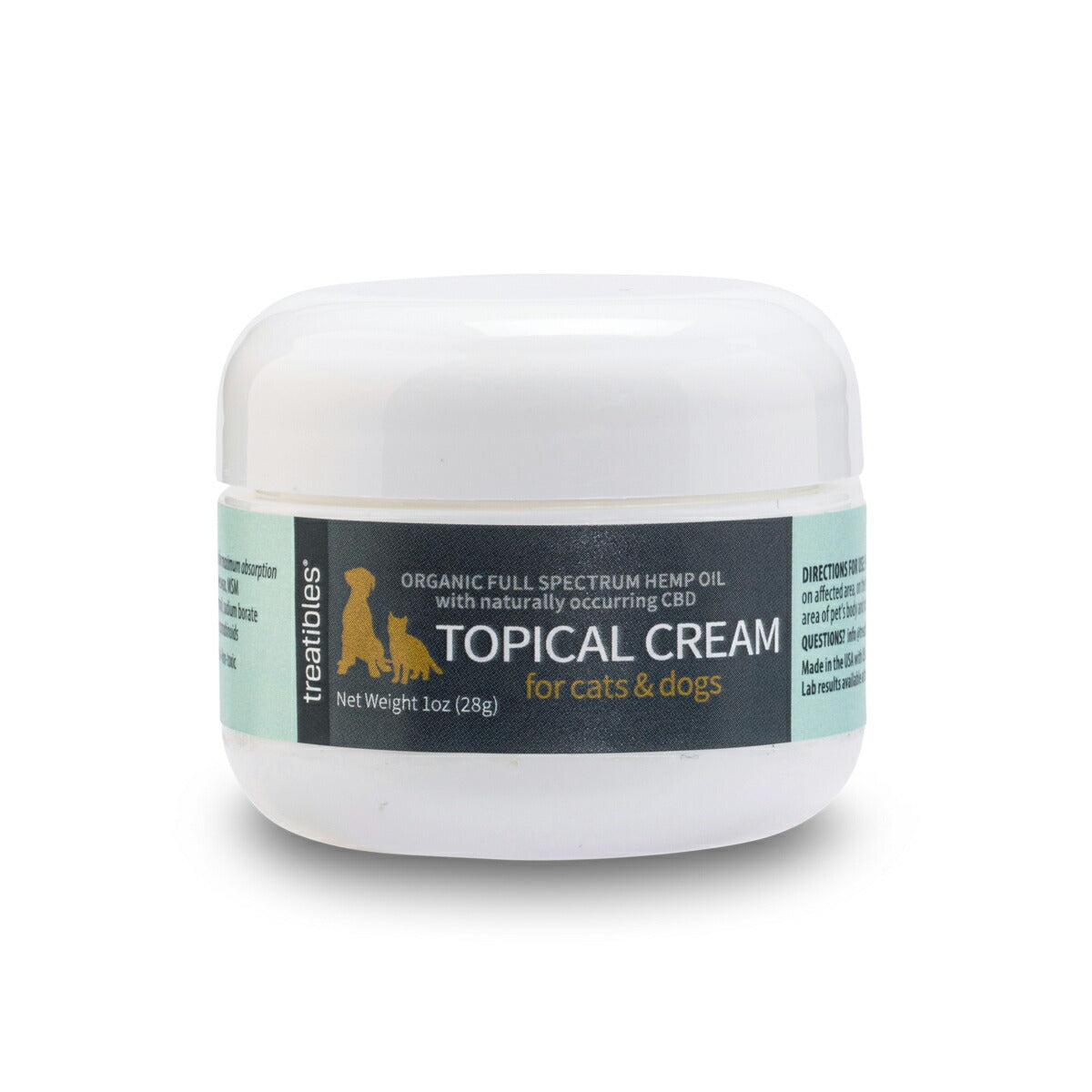 トリーティブルズ(treatibles) CBD 60mg オーガニックヘンプクリーム 28g