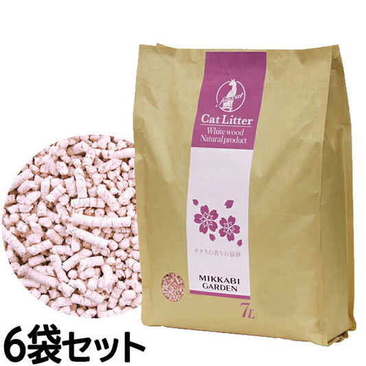 Petio ペティオ アドメイト ADD.MATE サクラの香りの猫砂 7L×6袋セット