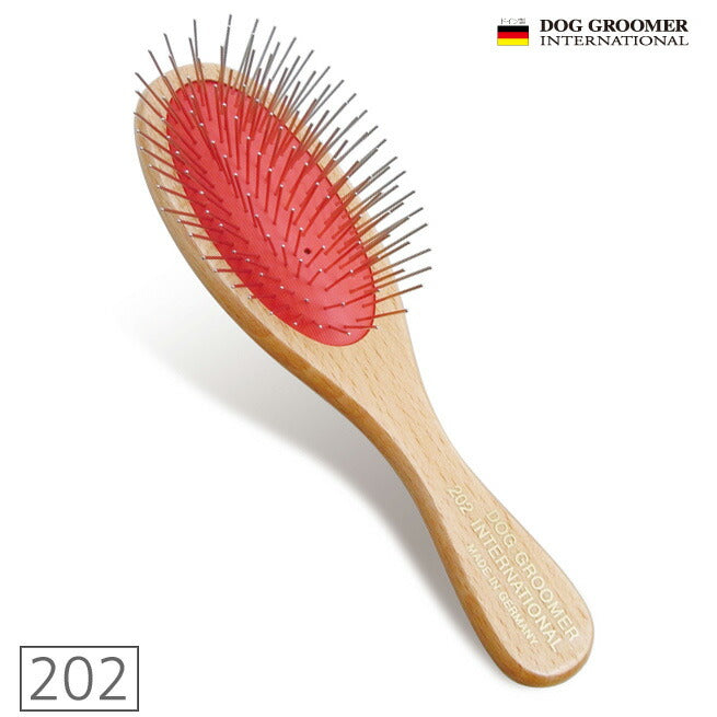 ドイツ製 ピンブラシレギュラーピンタイプ 202 小 犬用品/猫用品/ペットグッズ/ペット用品