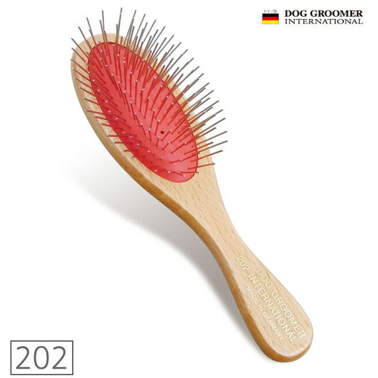 ドイツ製 ピンブラシレギュラーピンタイプ 202 小 犬用品/猫用品/ペットグッズ/ペット用品