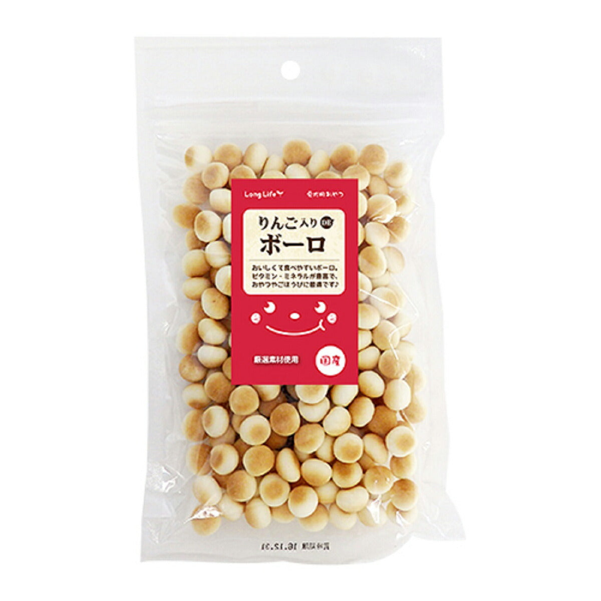 エースプロダクツ LongLife 犬用おやつ りんご入りDEボーロ 80g
