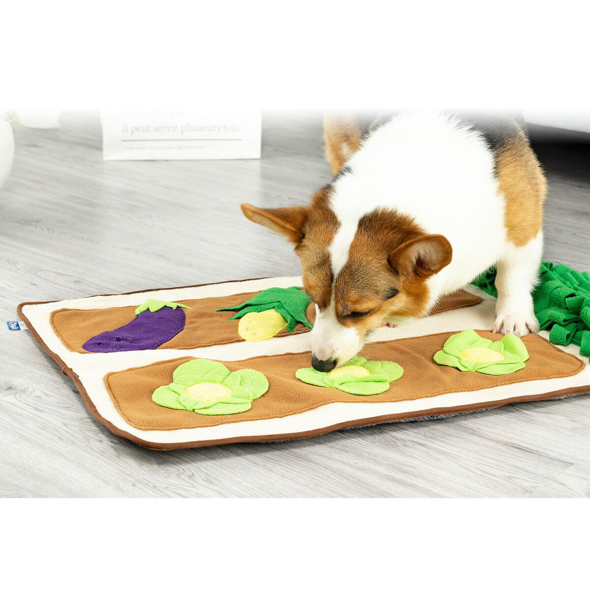 アライブ 探犬マット 野菜畑 犬 おもちゃ 知育トイ ノーズワーク
