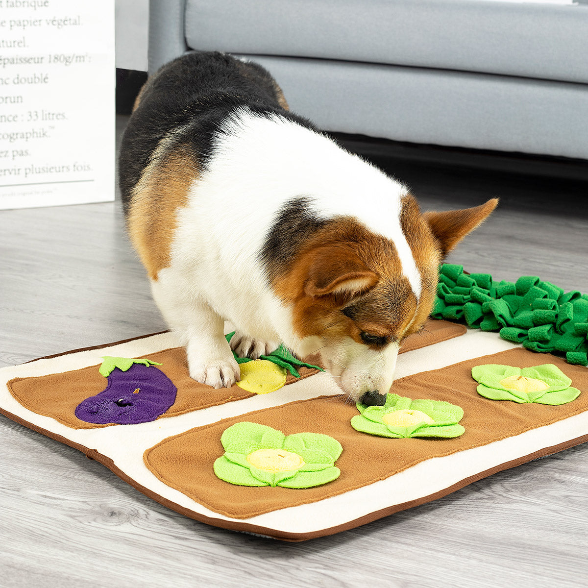 アライブ 探犬マット 野菜畑 犬 おもちゃ 知育トイ ノーズワーク