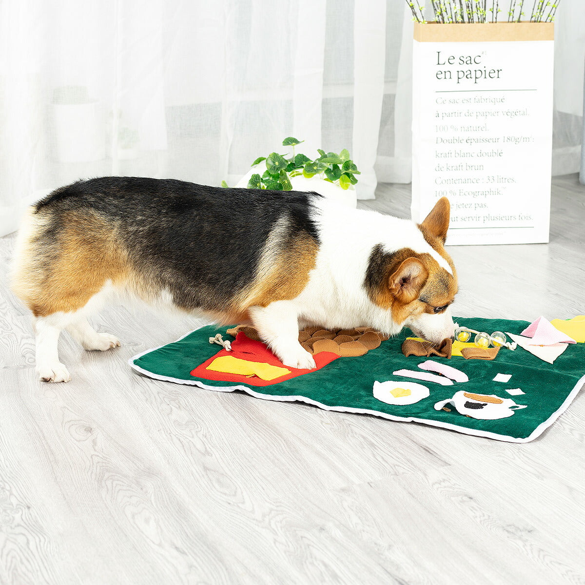 アライブ 探犬マット ランチ 犬 おもちゃ 知育トイ ノーズワーク