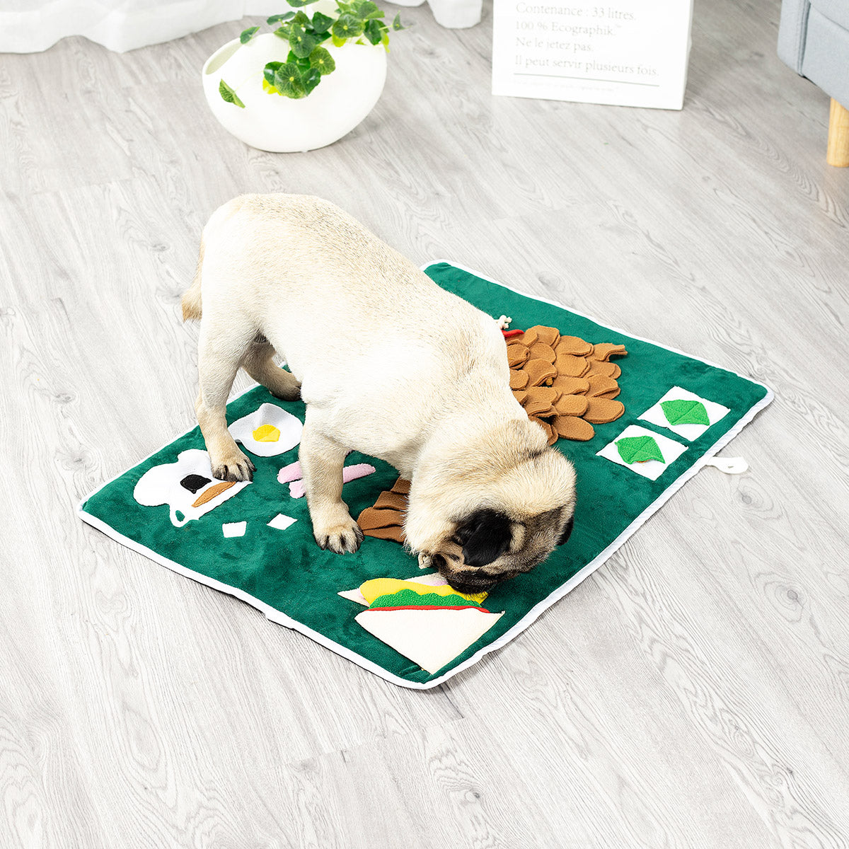 アライブ 探犬マット ランチ 犬 おもちゃ 知育トイ ノーズワーク