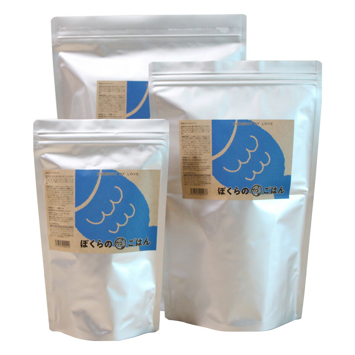 【レビュー特典あり】パシュートオブラブ PURSUIT OF LOVE ぼくらのさかなごはん 500g 無添加 ドッグフード 犬 ペット ドライフード 全年齢対応 パピー