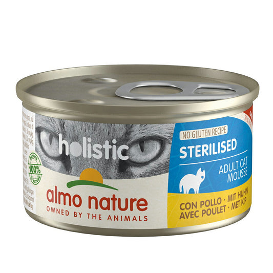 アルモネイチャー キャットフード ファンクショナルキャット 避妊・去勢用 チキン 85g 猫 ウェットフード 缶詰 総合栄養食 全猫種 成猫