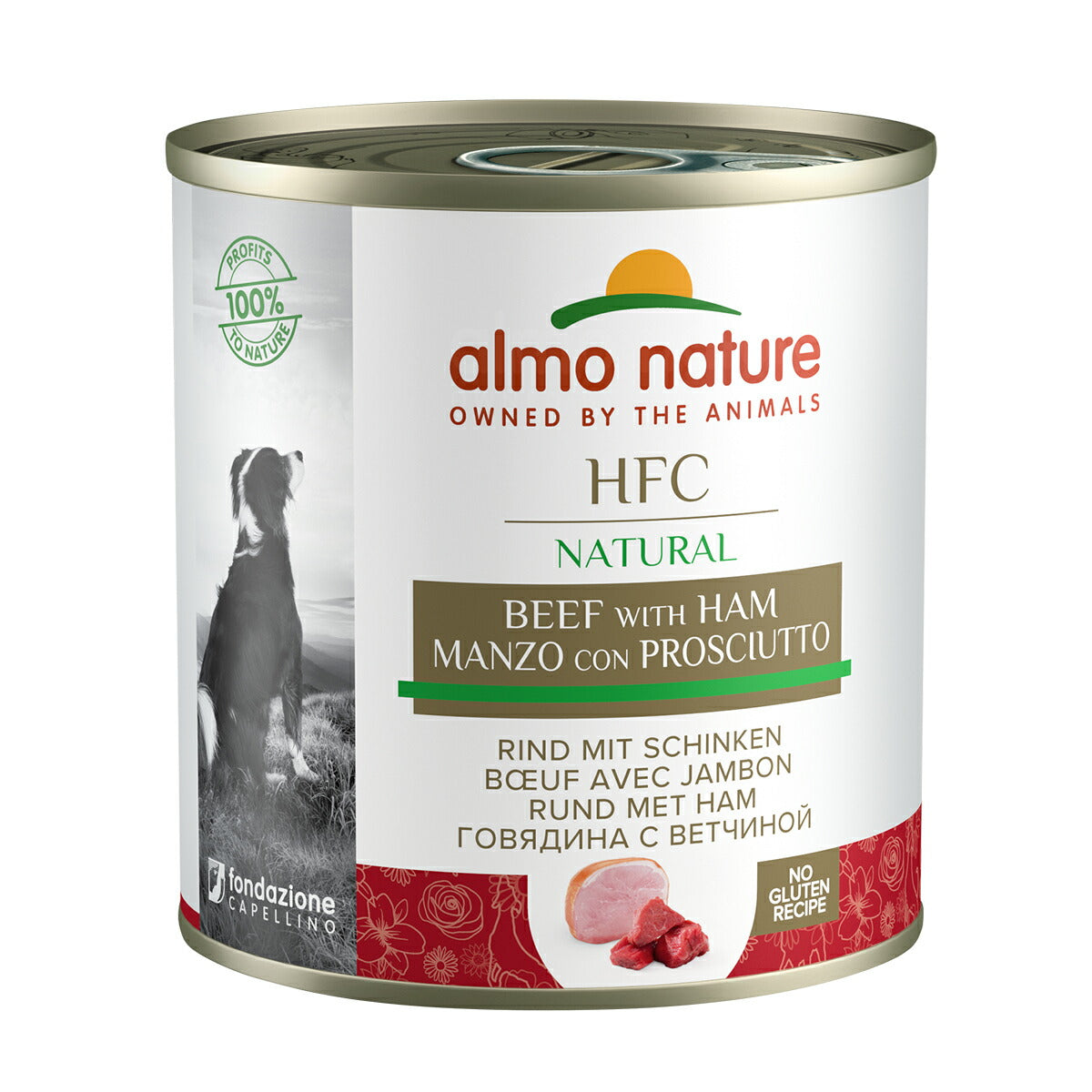 アルモネイチャー ドッグフード クラシックシリーズ ビーフとハムのご馳走 290g 犬 ウェットフード 缶詰 一般食 全犬種 成犬