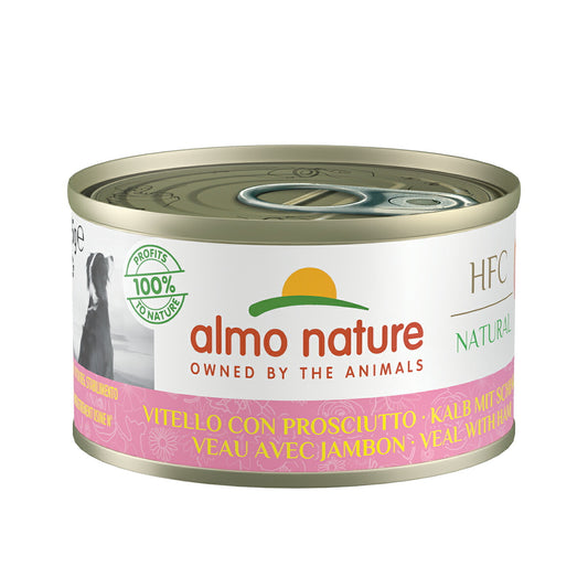 アルモネイチャー ドッグフード クラシックシリーズ 子牛肉とハムのご馳走 95g 犬 ウェットフード 缶詰 一般食 全犬種 成犬