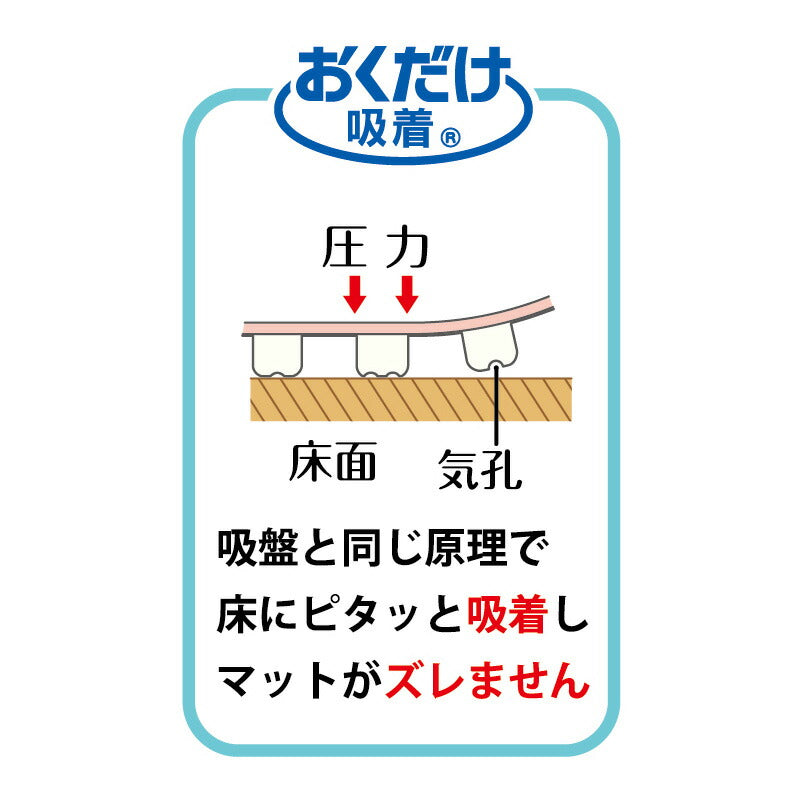 サンコー おくだけ吸着 おあそびマット 肉球 グレー&アイボリー 2枚入 滑り止め 洗える ペット用品 犬用品 撥水マット ジョイントマット 床暖房対応 消臭加工 国産
