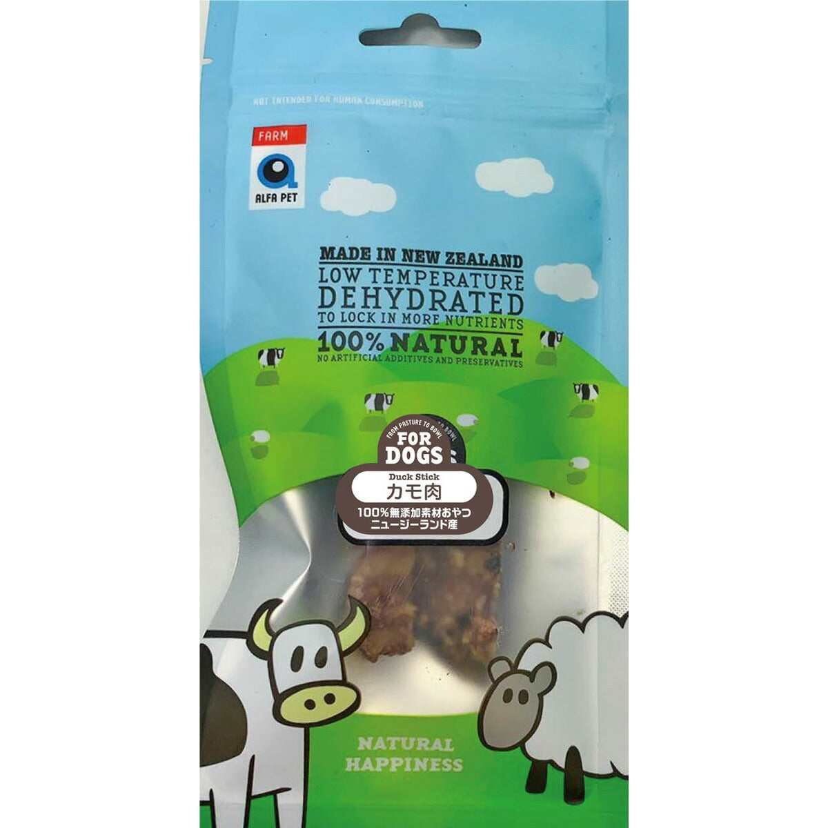ALFAPET(アルファペット)犬用おやつ カモ肉 30g 無添加 トリーツ ジャーキー