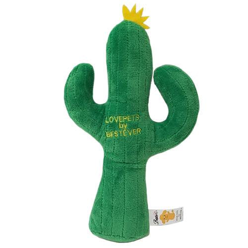 ベストエバージャパン 犬用おもちゃ スクィーキー サボテン ぬいぐるみ かわいい ペットトイ カシャカシャ キュッキュッ 音が鳴る 遊ぶ ストレス解消 一緒に遊ぶ
