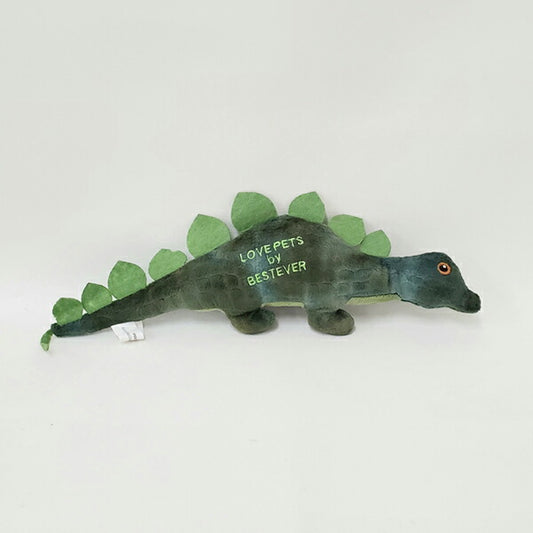 ベストエバージャパン 犬用おもちゃ スクィーキー ステゴザウルス ぬいぐるみ かわいい ペットトイ カシャカシャ キュッキュッ 音が鳴る 遊ぶ ストレス解消 一緒に遊ぶ