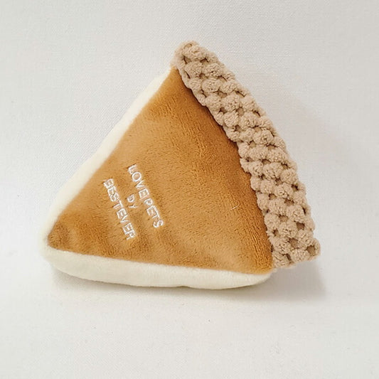 ベストエバージャパン 犬用おもちゃ スクィーキー チーズケーキ ぬいぐるみ かわいい ペットトイ カシャカシャ キュッキュッ 音が鳴る 遊ぶ ストレス解消 一緒に遊ぶ