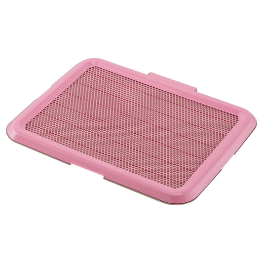 ボンビアルコン 薄型しつけるトレー M ピンク トイレトレー トイレトレーニング 犬用トイレ メッシュカバー