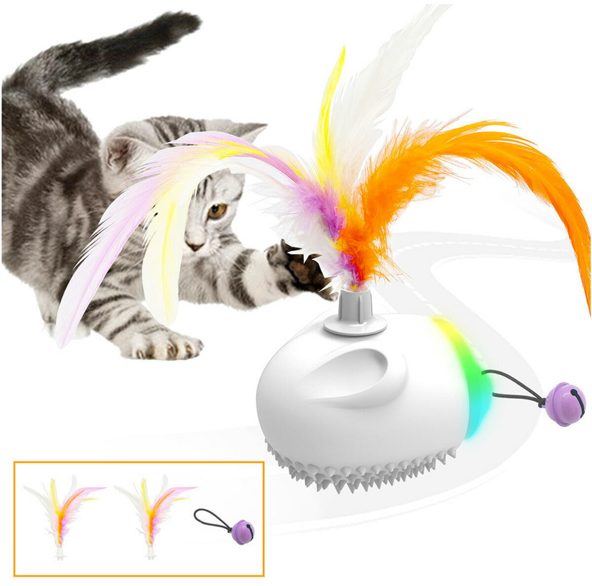 BENTOPAL ベントパル スマートペットトイ SMART PET TOY P06 猫じゃらし 電動 猫用おもちゃ 自動