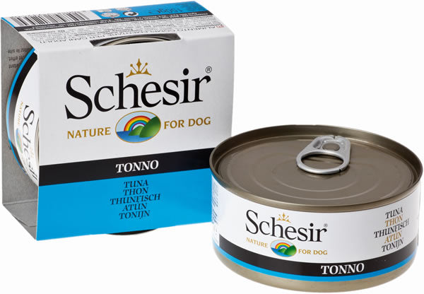 Schesir(シシア)ドッグシリーズ ゼリータイプ ツナ 150g×10缶 ドッグフード ウェットフード 缶詰 無添加 犬用品/ペット用品