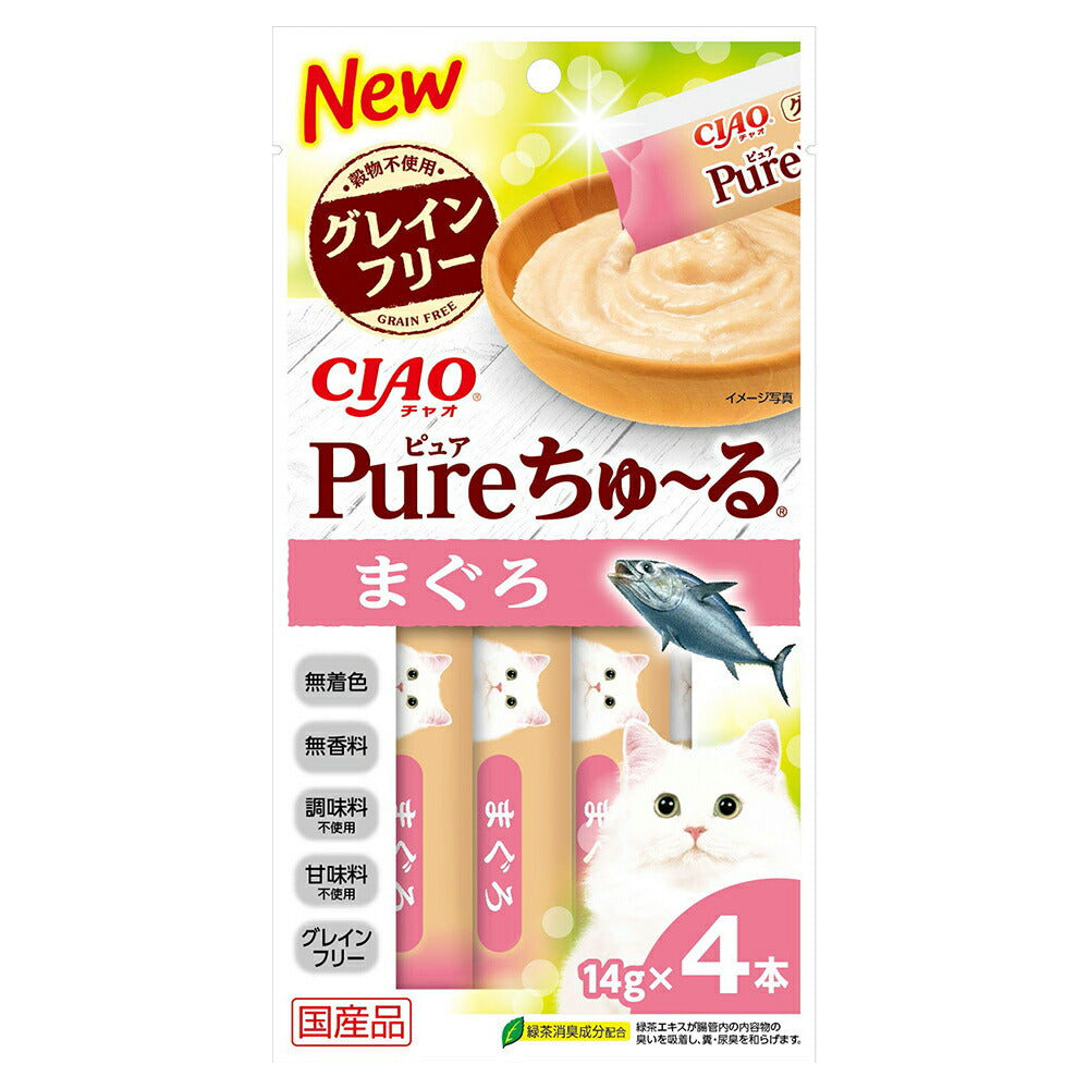 チャオ CIAO Pureちゅ~る まぐろ ちゅーる いなば 猫 おやつ 国産 無添加