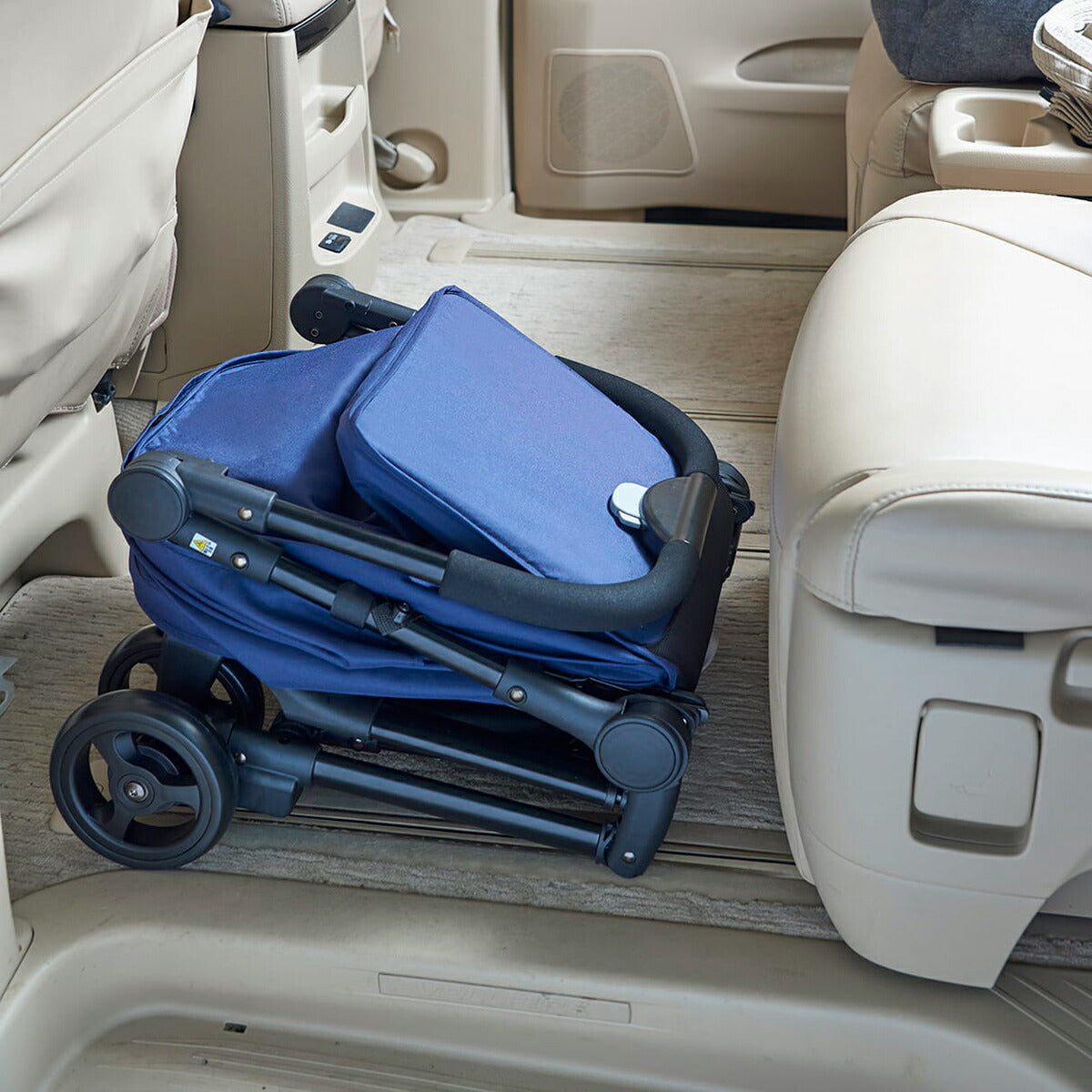 コムペット リコ コンパクト ペットカート ネイビー【送料無料】 小型犬 猫 小動物 折り畳み ペットバギー カート 軽量