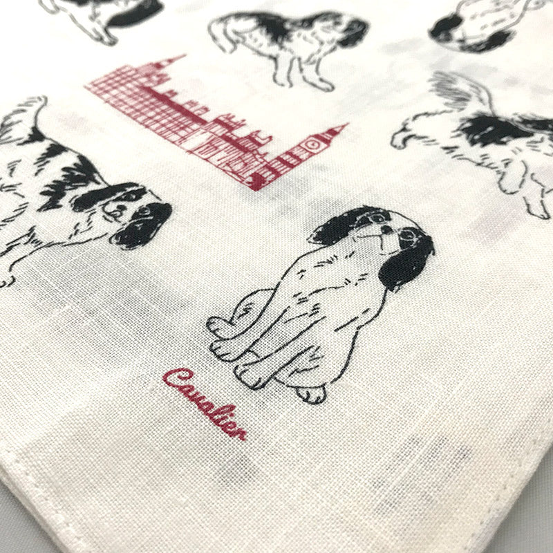 Linen la vie(リネン ラ・ヴィ) キャバリア ハンカチ ホワイト