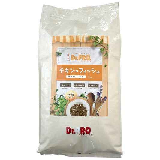 ドクタープロ Dr.PRO チキン&フィッシュ オールステージ 5kg【送料無料】 ドッグフード 国産 犬