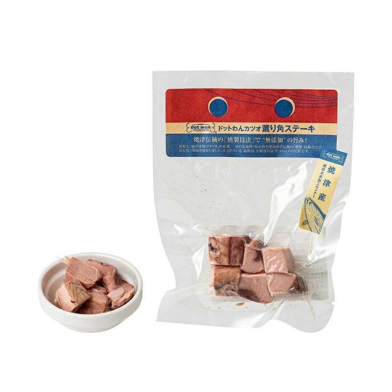 ドットわんカツオ薫り角ステーキ 25g