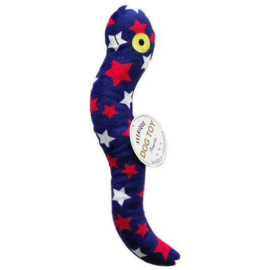 フェリーク ドッグトイ へび ネイビースター 小型犬 おもちゃ