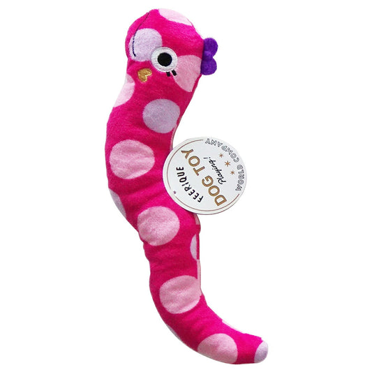 フェリーク ドッグトイ へび ピンクドット 小型犬 おもちゃ