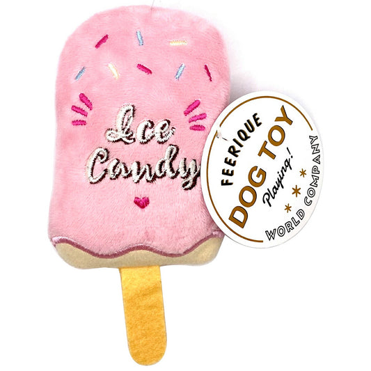 フェリーク ドッグトイ アイスキャンディー ピンク 小型犬 おもちゃ