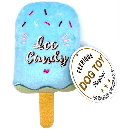 フェリーク ドッグトイ アイスキャンディー ライトブルー 小型犬 おもちゃ