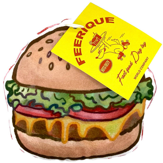 ワールド商事 ドッグトイ ファストフード ハンバーガー 小型犬 おもちゃ