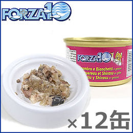 フォルツァ10 キャットフード メンテナンス モイストウェット サバ&シラス 85g×12缶セット アレルギー対応 特別療法食 無添加 猫用品/ねこグッズ/ペット用品