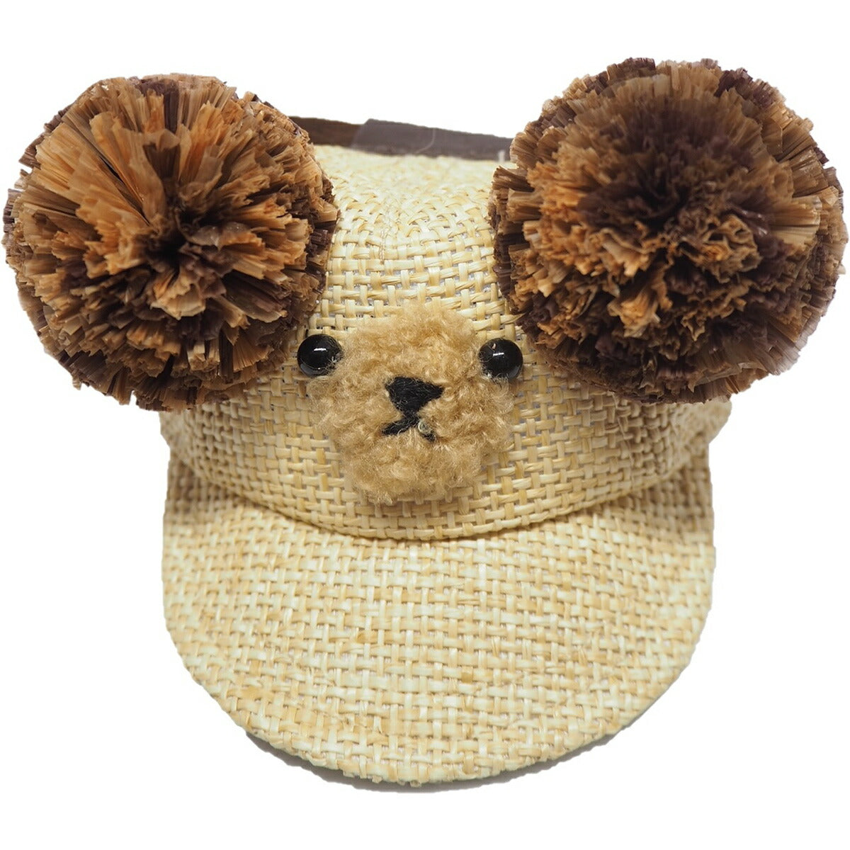 犬の帽子 ガーデンオブエデン 麦わらこぐまCAP Sサイズ ブラウンベアー