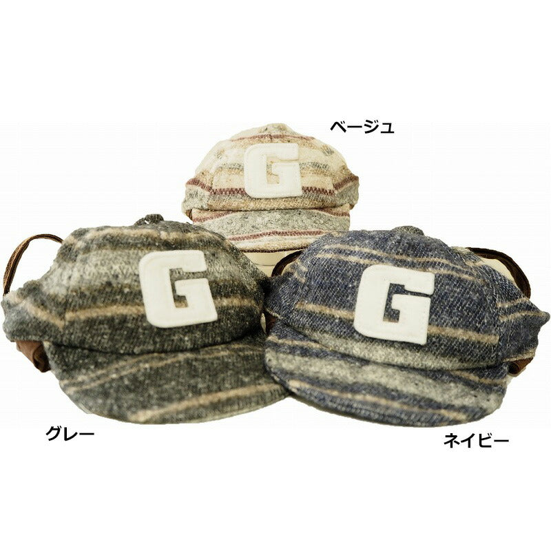 犬の帽子 ガーデンオブエデン ベースボールCAP(flannel) XS ベージュ おしゃれ 可愛い 小型犬