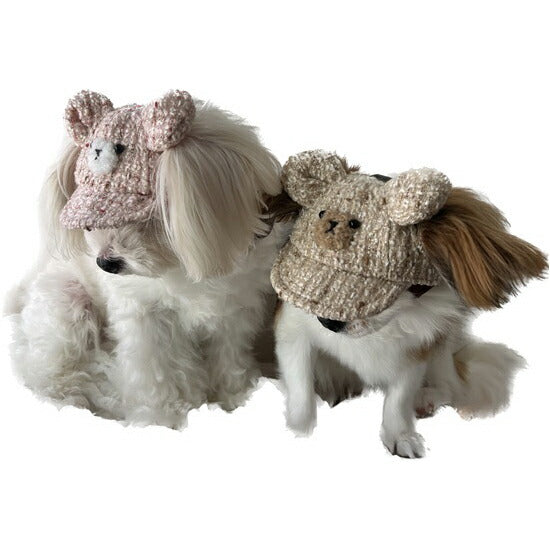 犬の帽子 ガーデンオブエデン テディーベアCAP XS ピンクベアー【送料無料】