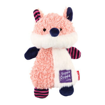 GiGwi スッパプッパ ウーリー フォックス 犬 おもちゃ ぬいぐるみ キツネ 音が鳴る 柔らかい 咥えやすい パピー シニア 超小型犬 小型犬