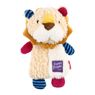 GiGwi スッパプッパ ウーリー ライオン 犬 おもちゃ ぬいぐるみ 音が鳴る 柔らかい 咥えやすい パピー シニア 超小型犬 小型犬