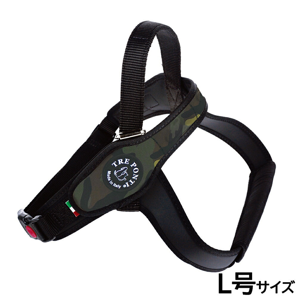 トレポンティ TREPONTI プリモ カモフラージュ ハーネス L号 カモフラ【送料無料】