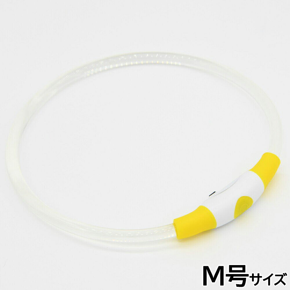 ジウォーク GEWALK LED セーフティフラッシュネックリング M号 イエロー