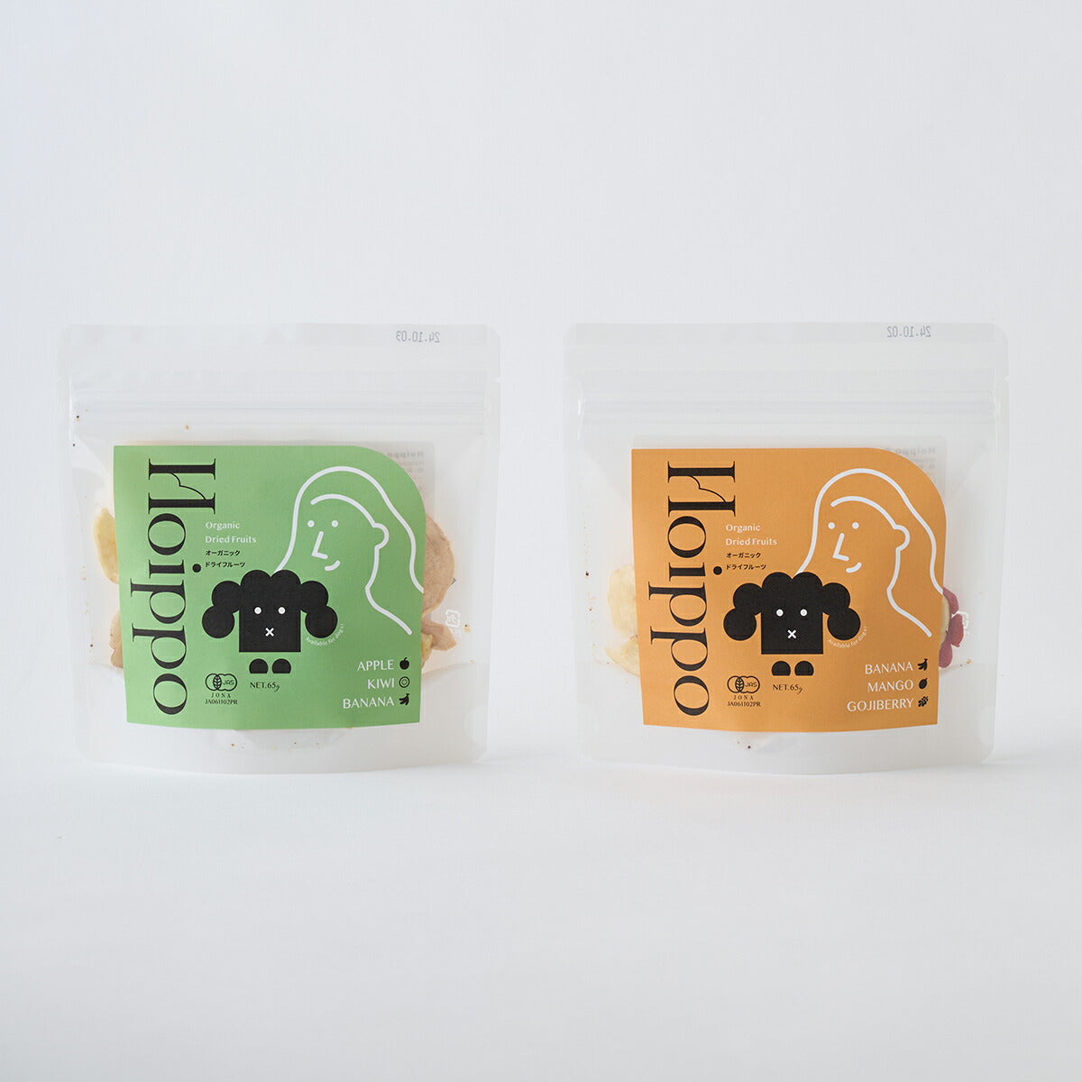 Hoippo(ホイッポ) 愛犬と一緒に食べれる オーガニックドライフルーツアソート(有機バナナ・有機マンゴー・有機ゴジベリー) 65g