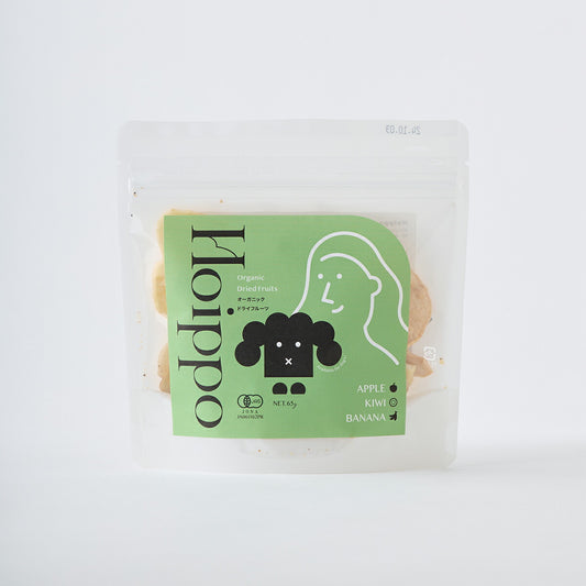 Hoippo(ホイッポ) 愛犬と一緒に食べれる オーガニックドライフルーツアソート(有機アップル・有機キウイ・有機バナナ) 65g